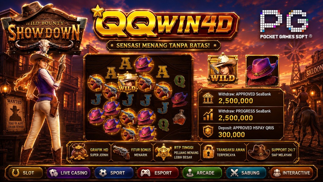 🔥 SELAMAT KEPADA MEMBER QQWIN4D 🔥
DEPOSIT : RP 300.000
WITHDRAW : RP 2.500.000
L